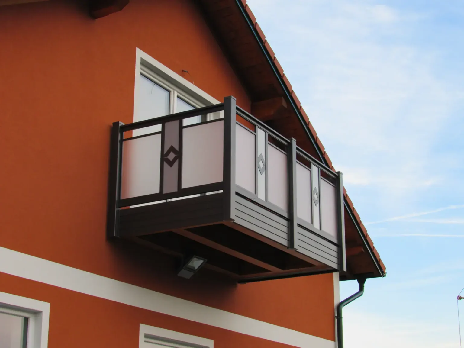 Aluminiumzaun, Brix Zaun, Metallzaun, Decor-Perforee, Geländer, Balkon, Ornament