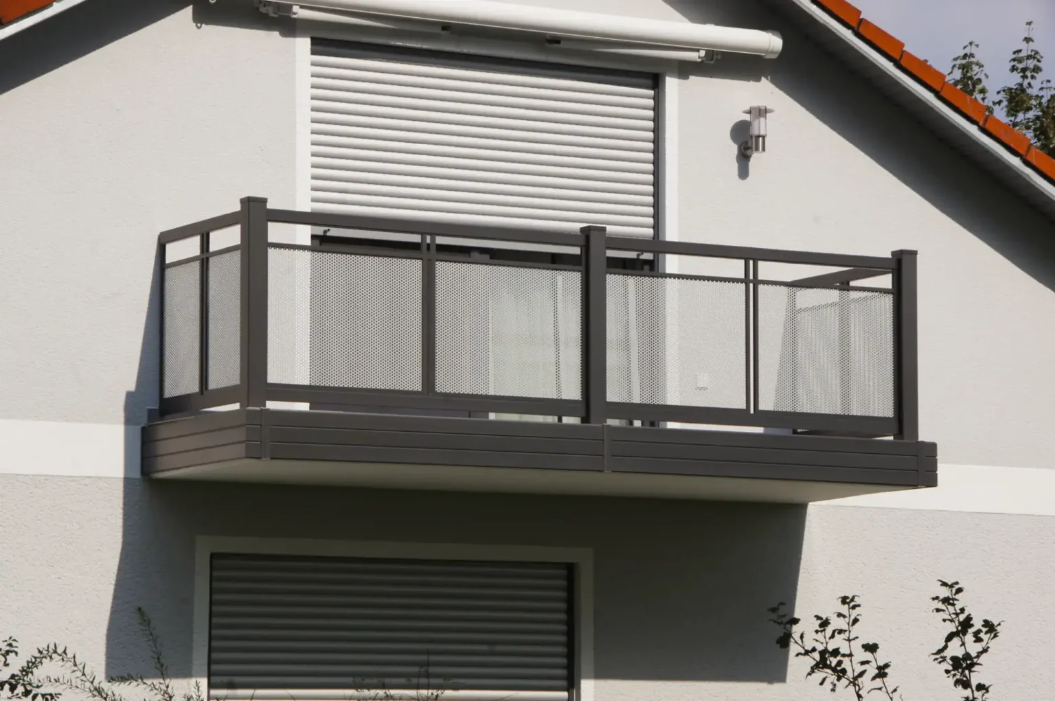 Aluminiumzaun, Brix Zaun, Metallzaun, Decor-Perforee, Geländer, Balkon