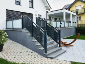 Aluminiumzaun, Brix Zaun, Metallzaun, Decor60, Geländer, Balkon, Perfor
