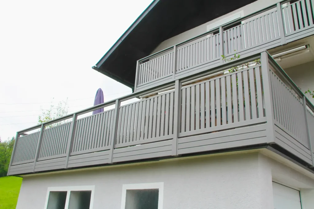 Aluminiumzaun, Brix Zaun, Metallzaun, Decor60, Geländer, Balkon,