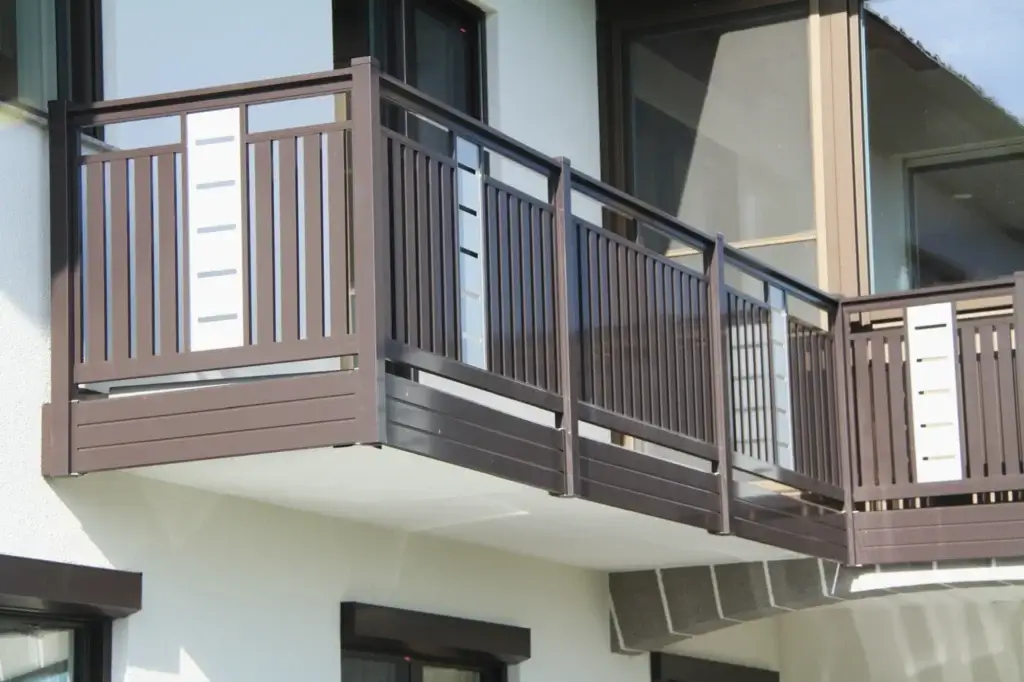 Aluminiumzaun, Brix Zaun, Metallzaun, Decor60, Geländer, Balkon, Perfor, Motivblech
