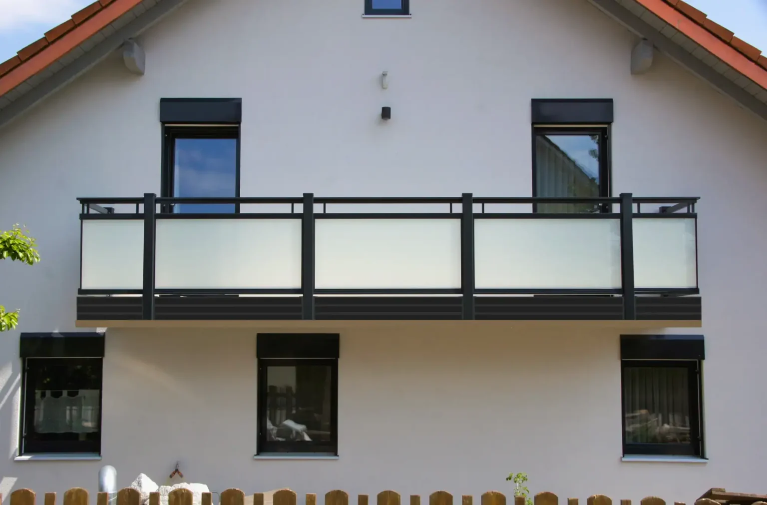 Aluminiumzaun, Brix Zaun, Metallzaun, Glas Balkon, Glas- System, Geländer, Balkon, Glasal