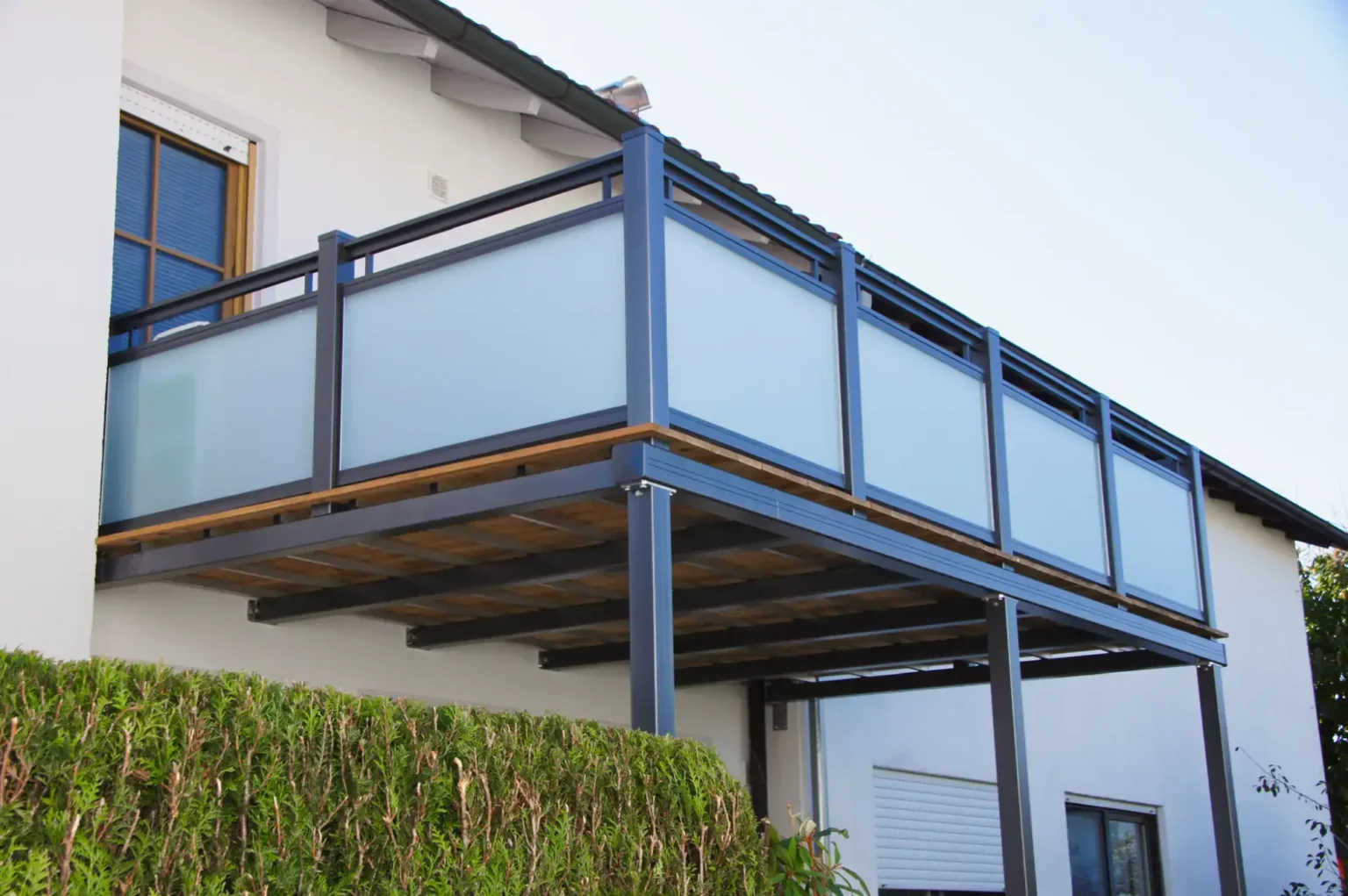 Aluminiumzaun, Brix Zaun, Metallzaun, Glas Balkon, Glas- System, Geländer, Balkon, Glasal