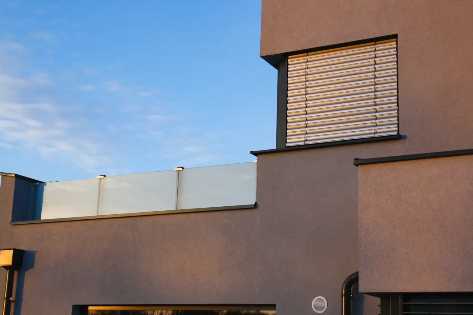 Aluminiumzaun, Brix Zaun, Metallzaun, Glas Balkon, Glas- System, Geländer, Balkon, Glas-Clips