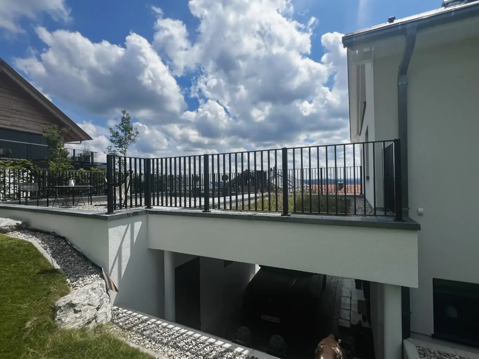 Aluminiumzaun, Brix Zaun, Metallzaun, Geländer, Balkon, Inquer