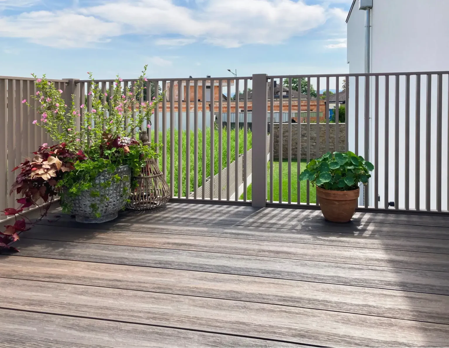 Aluminiumzaun, Brix Zaun, Metallzaun, Geländer, Balkon, Inquer