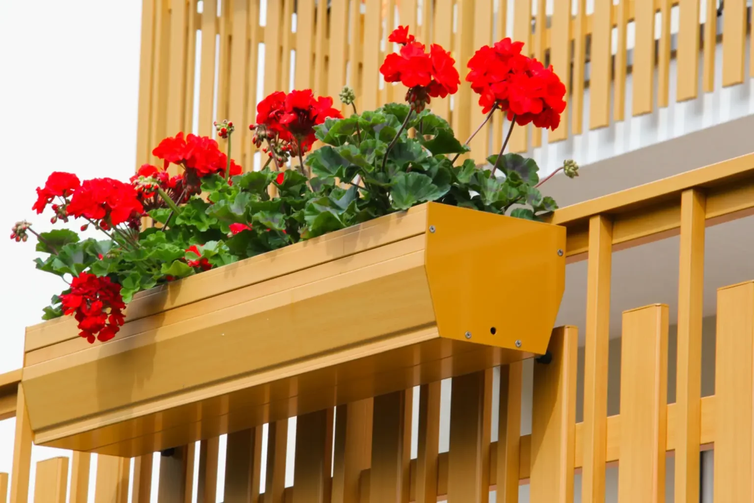 Aluminiumzaun, Brix Zaun, Metallzaun, Geländer, Balkon, Latte-Zwischenstab, Blumenkasten