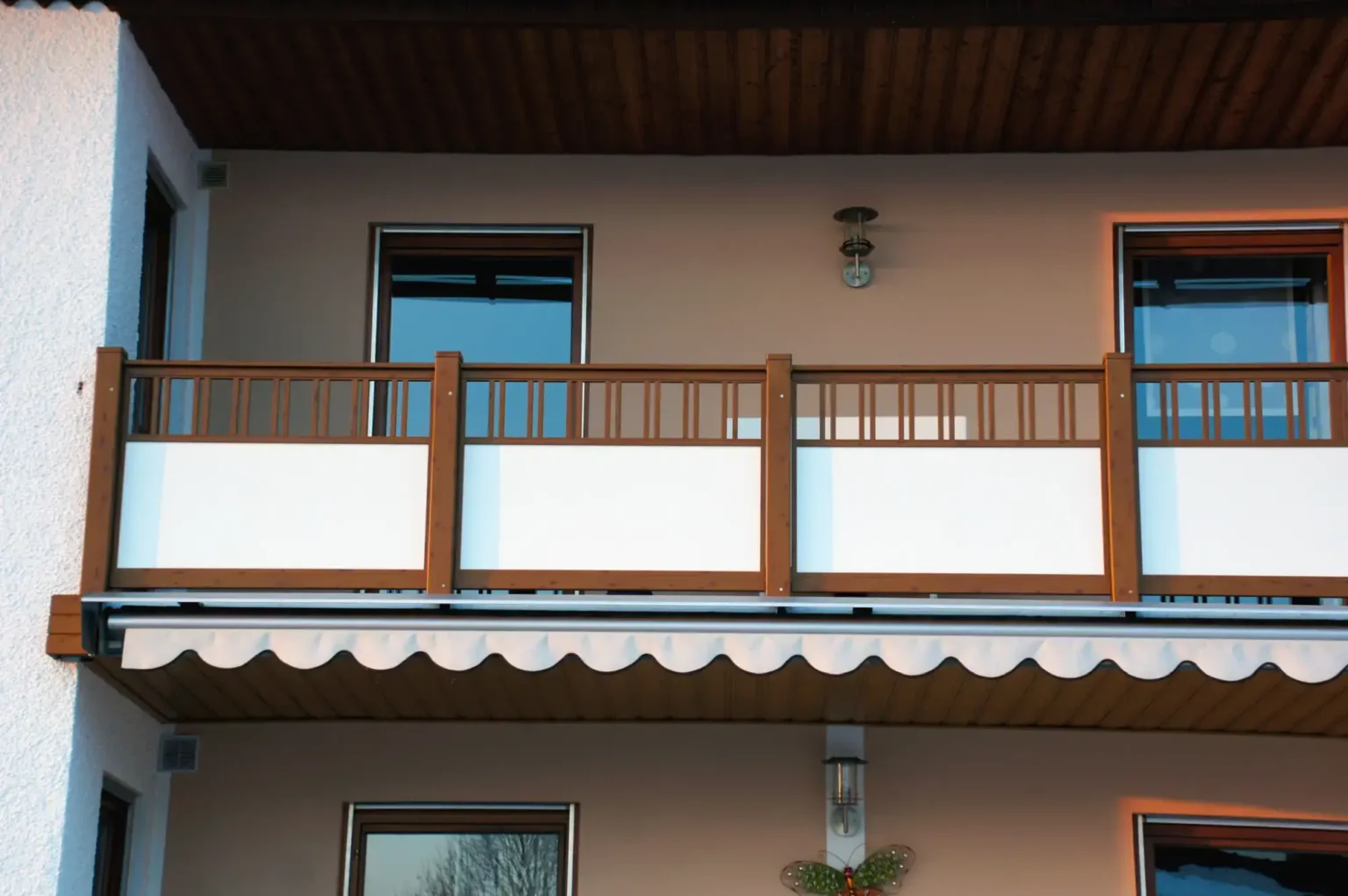 Aluminiumzaun, Brix Zaun, Metallzaun, Geländer, Balkon, Staket on Flat,