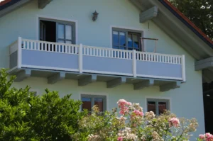 Aluminiumzaun, Brix Zaun, Metallzaun, Geländer, Balkon, Staket on Flat,