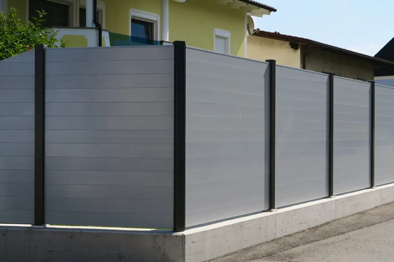 Aluminiumzaun, Aluminiumsichtschutz, Blickschutz, Brix Zaun, Staketto 150