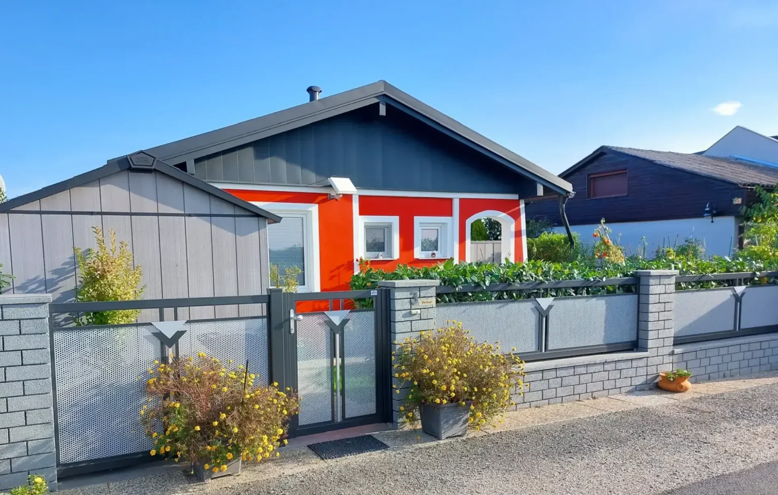 Aluminiumzaun, Brix Zaun, Metallzaun, Decor Perforee, Zaunfeld, Gehtüre, Geländer, Ornament