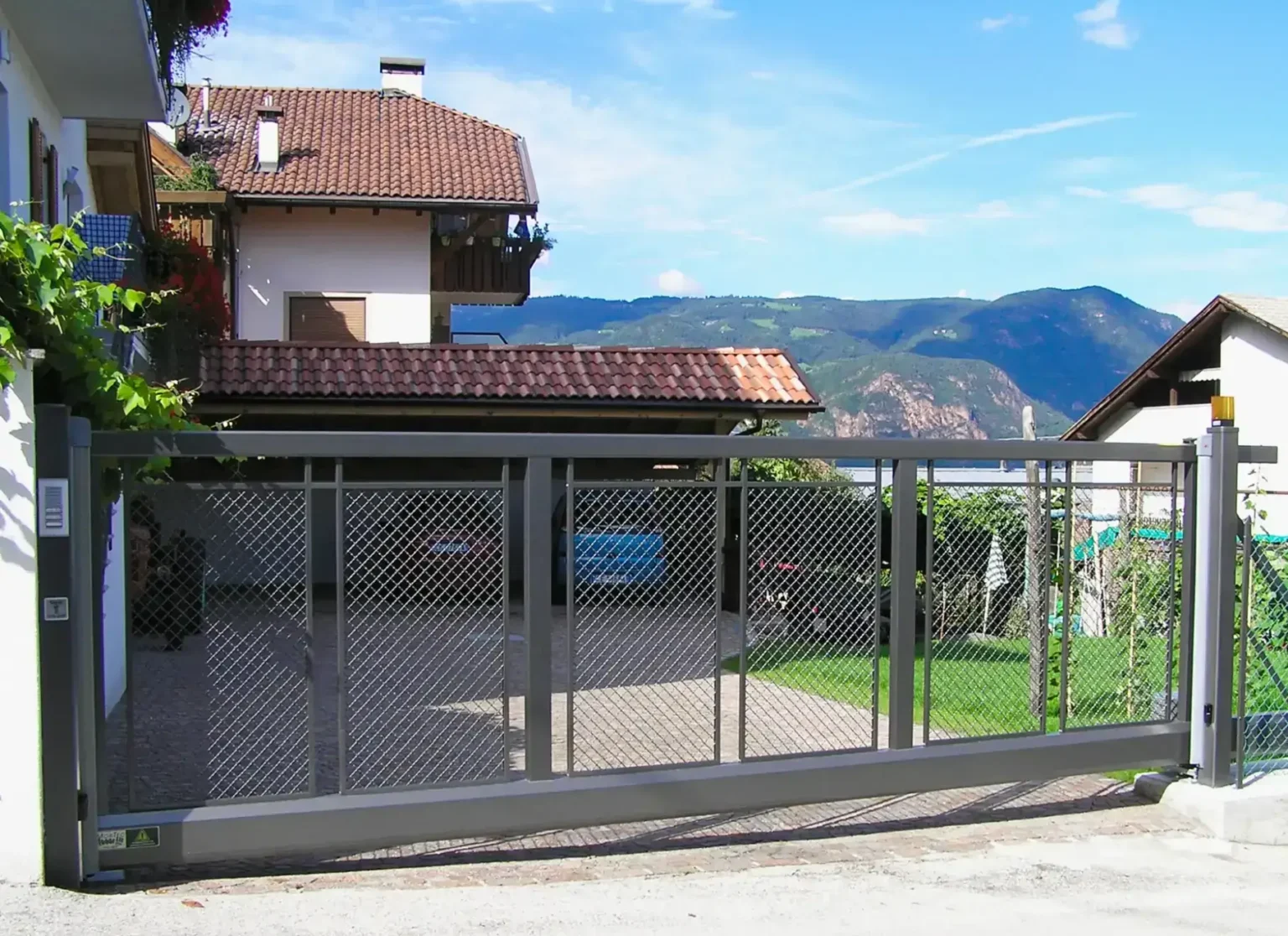 Aluminiumzaun, Brix Zaun, Metallzaun, Decor Kripp, Schiebetor