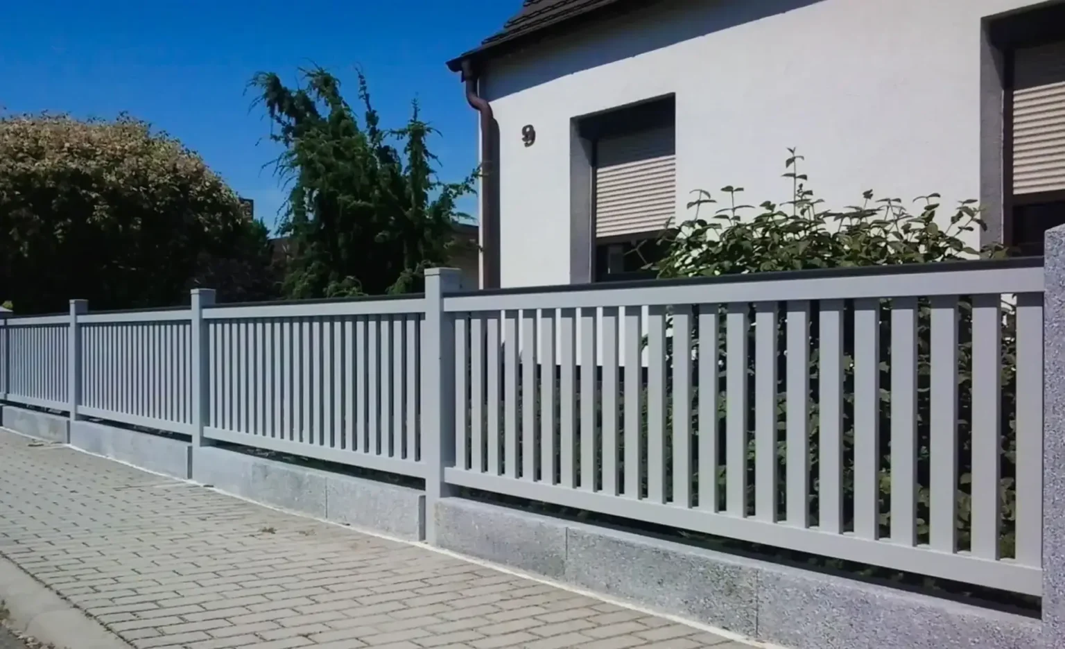 Aluminiumzaun, Brix Zaun, Metallzaun, Dresden, Zaunfelder