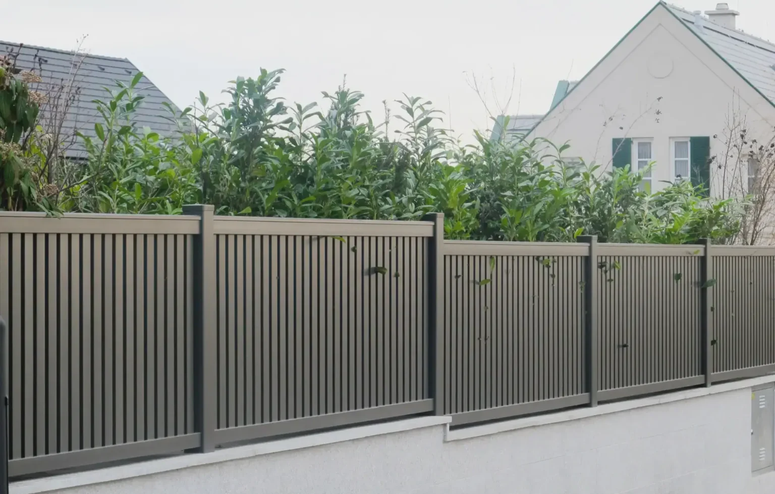 Aluminiumzaun, Brix Zaun, Metallzaun, Dresden, Zaunfeld,