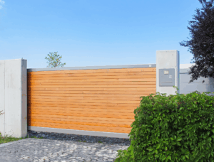 Aluminiumzaun, Brix Zaun, Metallzaun, Rahmentor, Sichtschtz, Schiebetor,