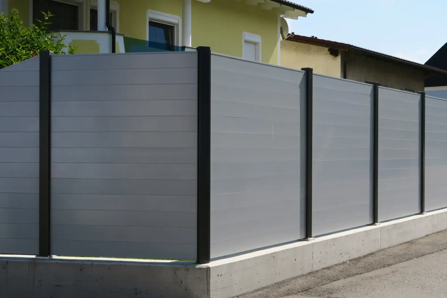 Aluminiumzaun, Brix Zaun, Metallzaun, Staketto 150, Sichtschutz, Zaunfeld