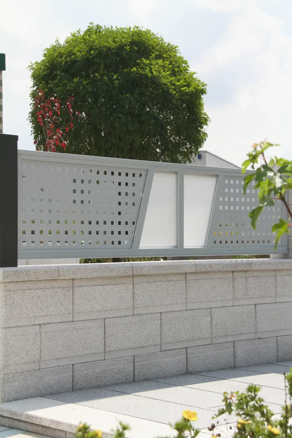 Aluminiumzaun, Brix Zaun, Metallzaun, Trap, Zaunfeld,