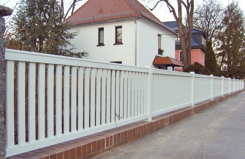Aluminiumzaun, Brix Zaun, Metallzaun, Dresden, Zaunfeld