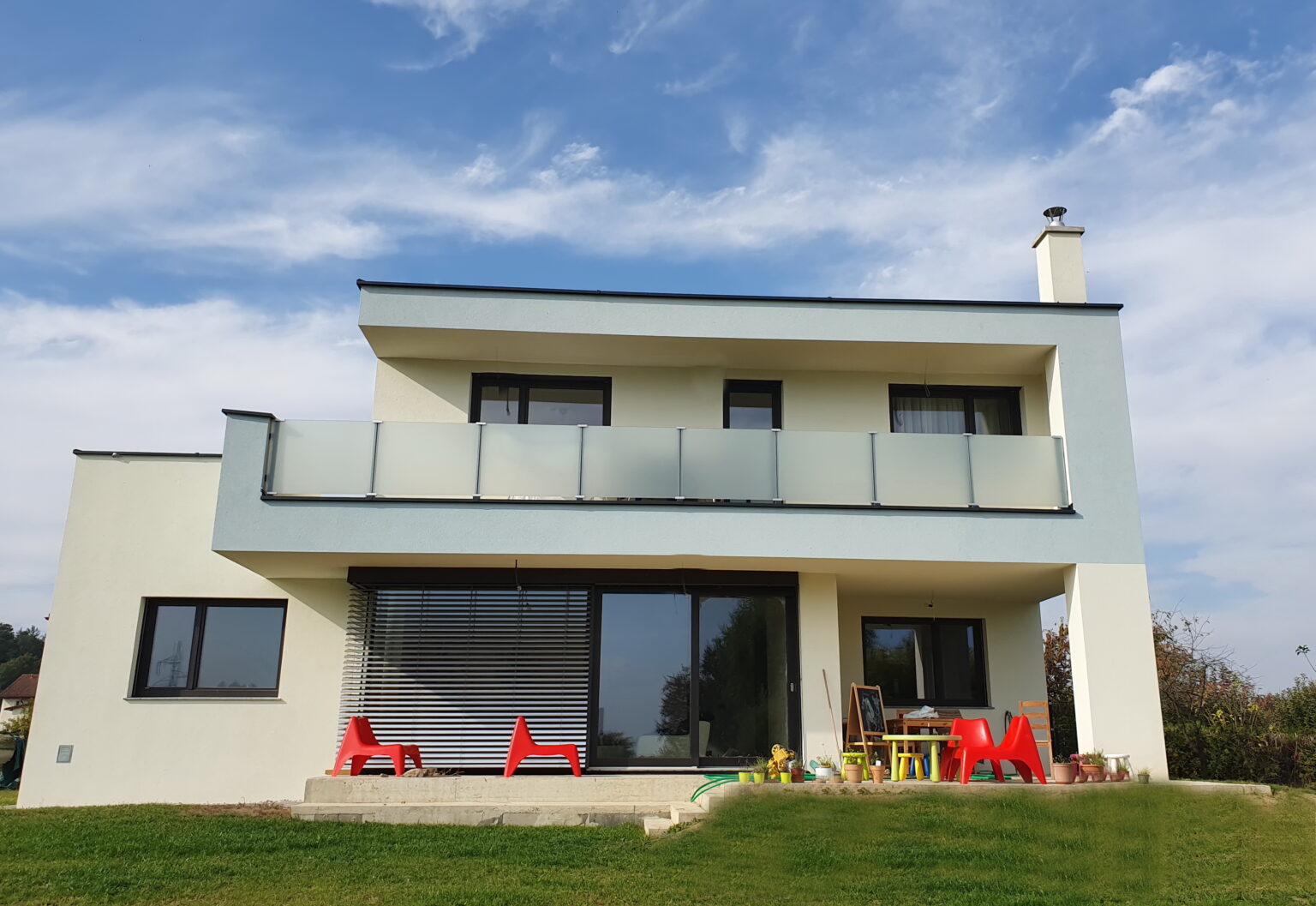 Aluminiumzaun, Brix Zaun, Metallzaun, Glas Balkon, Glas- System, Geländer, Balkon, Glas-Clips