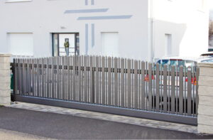 Aluminiumzaun, Brix Zaun, Metallzaun, Latte-Zwischenstab, Schiebetor