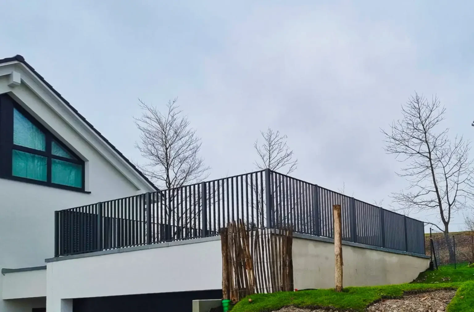 Aluminiumzaun, Brix Zaun, Metallzaun, Geländer, Balkon, Inquer