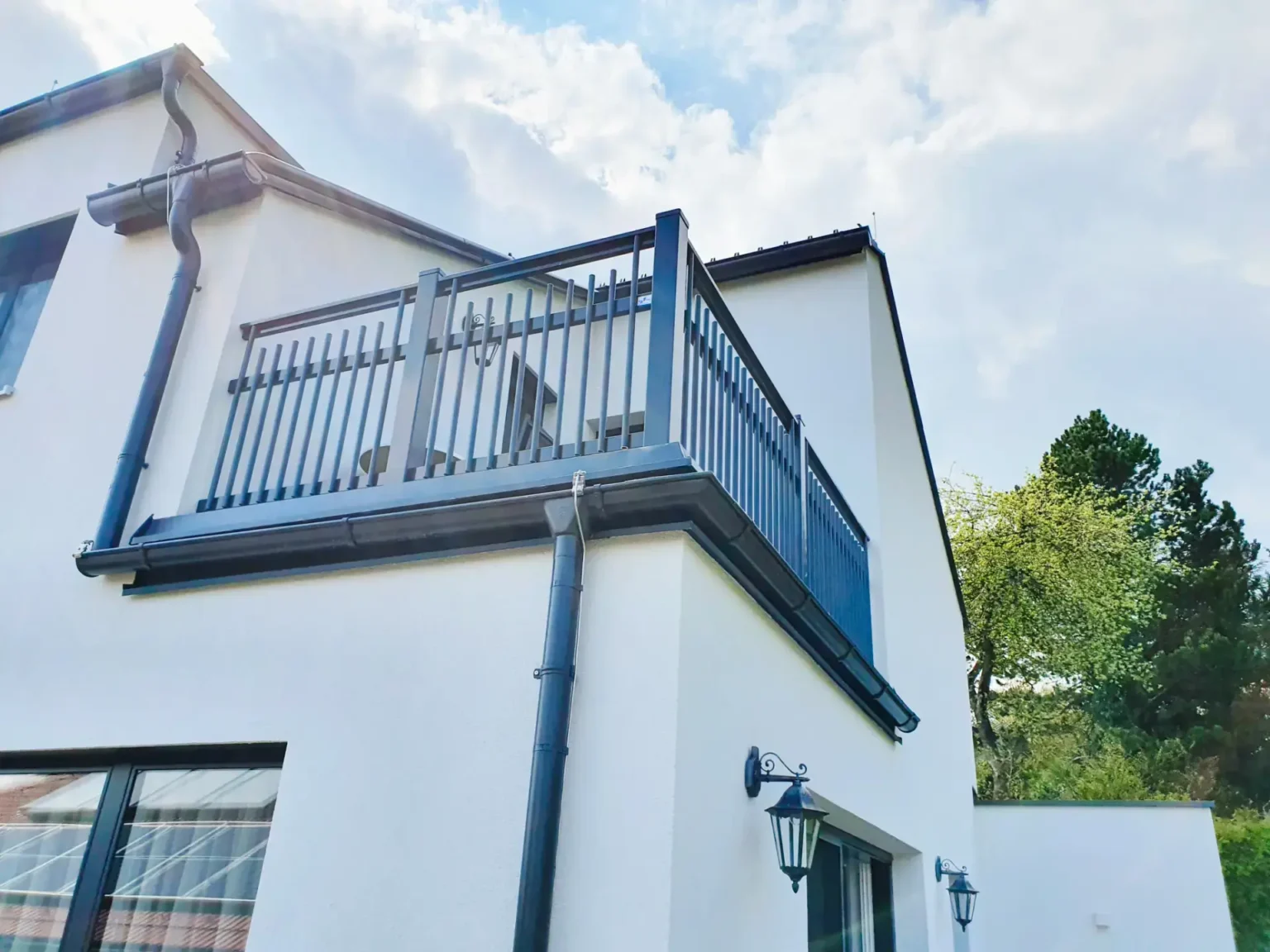 Aluminiumzaun, Brix Zaun, Metallzaun, Geländer, Balkon, Palisade,