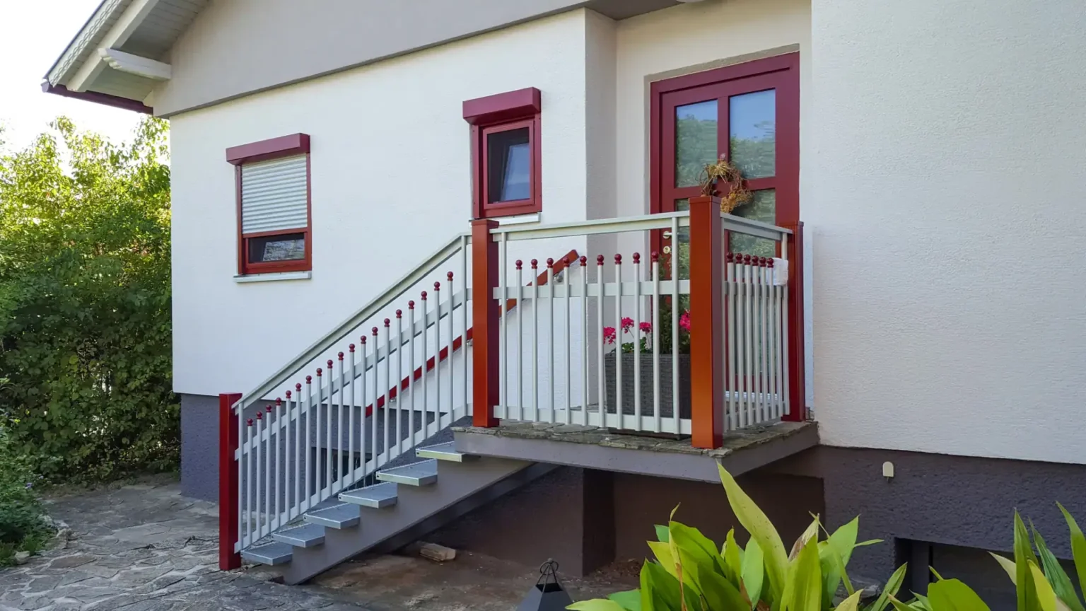 Aluminiumzaun, Brix Zaun, Metallzaun, Geländer, Balkon, Palisade,