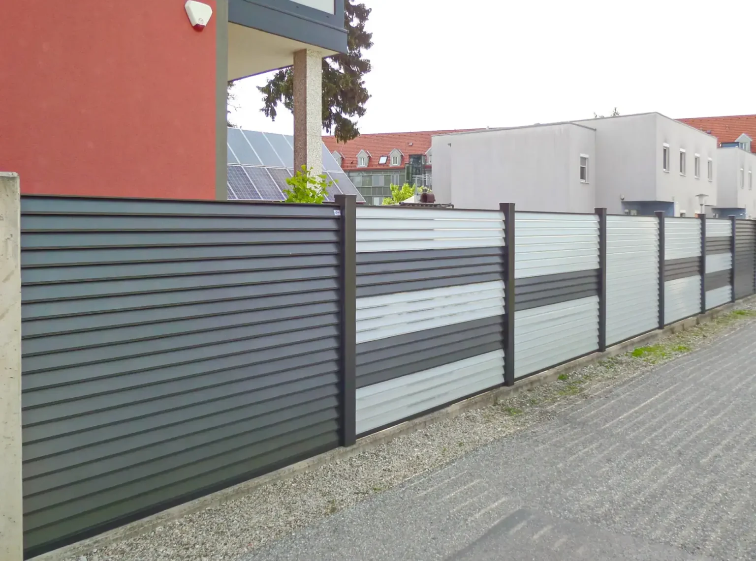 Aluminiumzaun, Aluminiumsichtschutz, Brix Zaun, Blickschutz, Privatsphäre