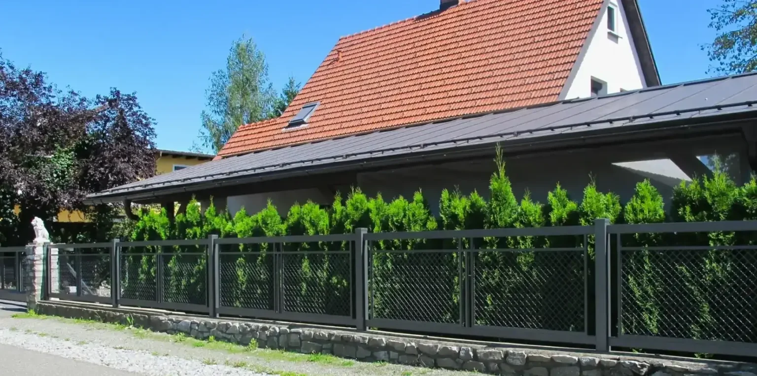 Aluminiumzaun, Brix Zaun, Metallzaun, Decor-Kripp, Zaunfeld, Kripp-Gitter