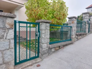 Aluminiumzaun, Brix Zaun, Metallzaun, Decor-Kripp, Gehtüre, Zaunfeld