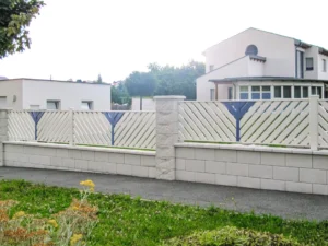 Aluminiumzaun, Brix Zaun, Metallzaun, Latten-Füllung, Zaunfeld