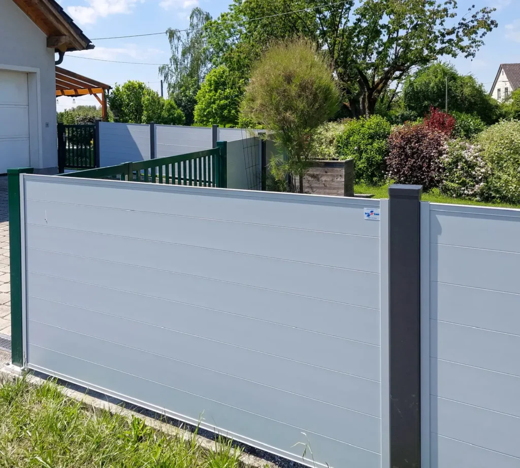 Aluminiumzaun, Aluminiumtor, Brix Zaun, Metallzaun,, Privée, Zaunfeld, Gehtür, Schiebetor