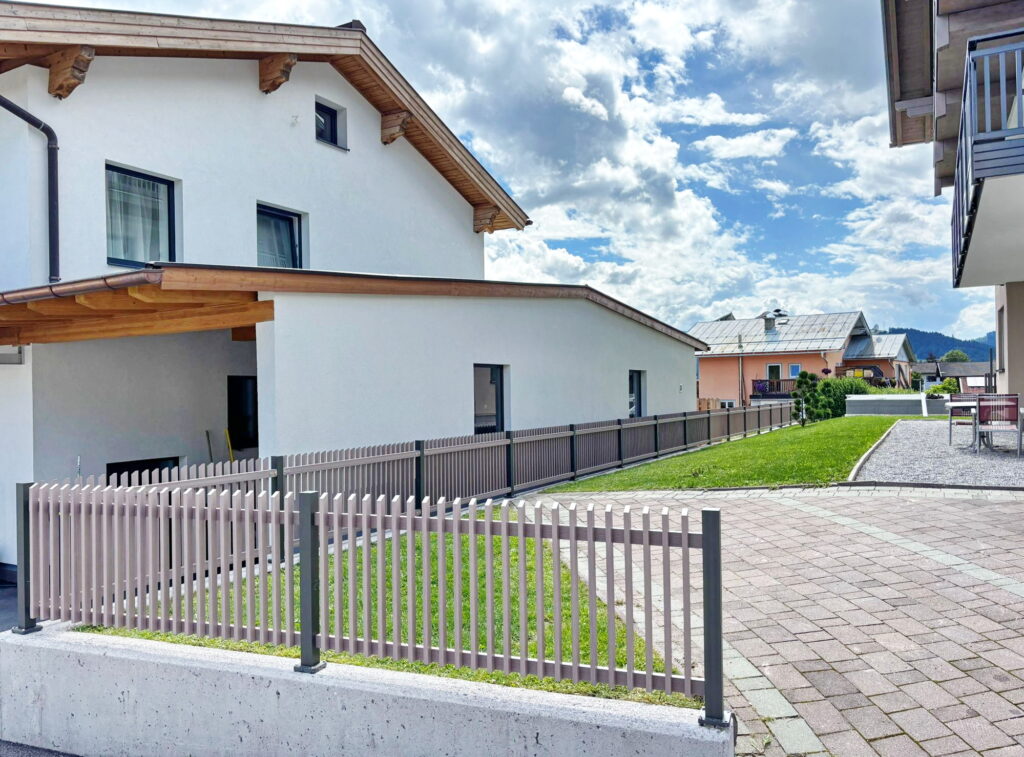 Brixzaun, Metallzaun, Stabzaun, Vertikal, Paliquad, Gartenazun