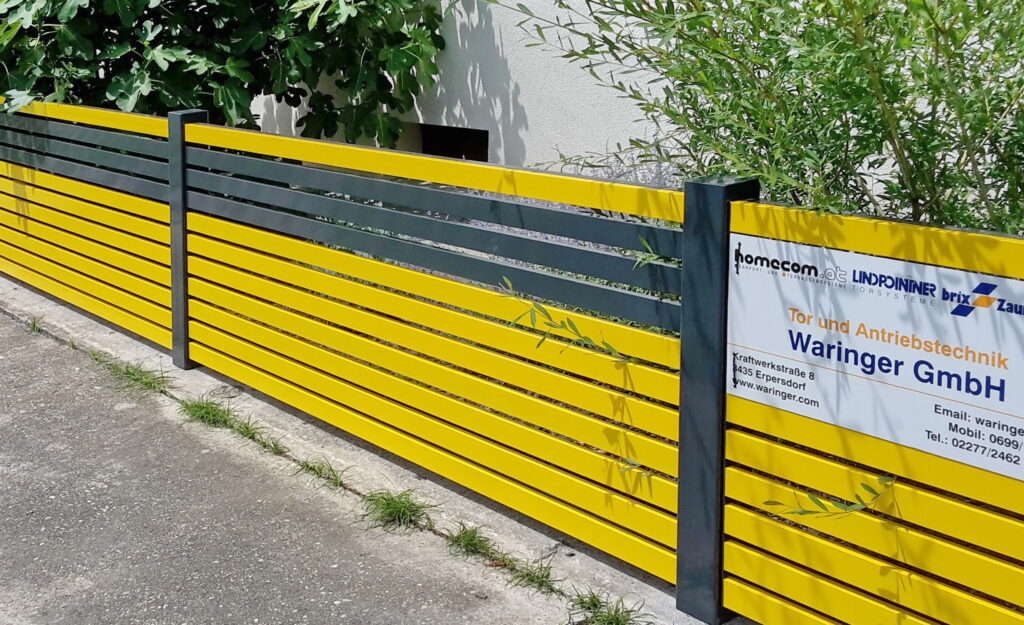 Aluminium Zaun, Alu Zaun, Brix Zaun, Bunt, Individuell