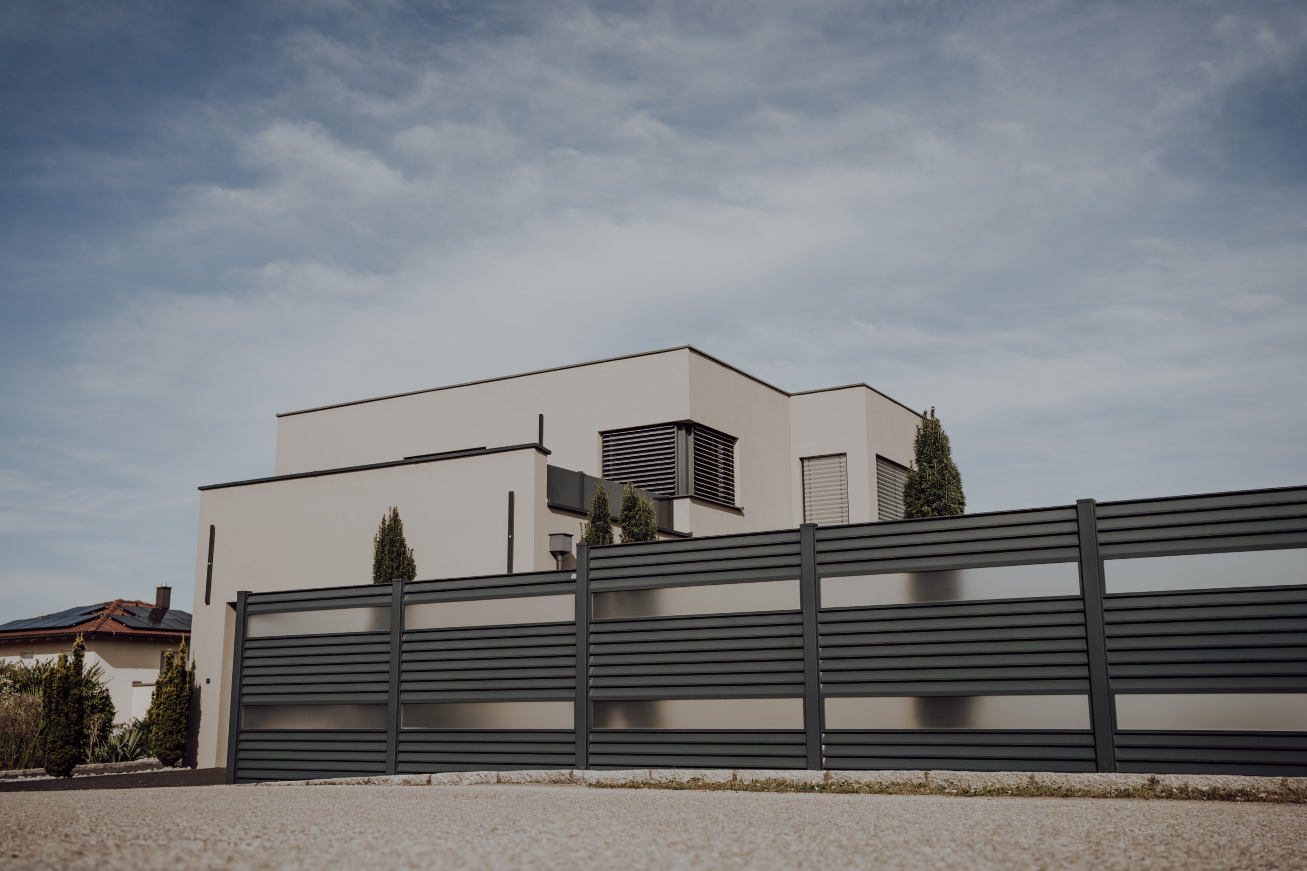 Aluminiumzaun, Aluminiumsichtschutz, Brix Zaun, Blickschutz, Privatsphäre